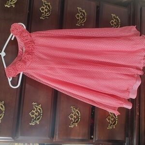 Bonnie Jean Pink Polka Dot Dress